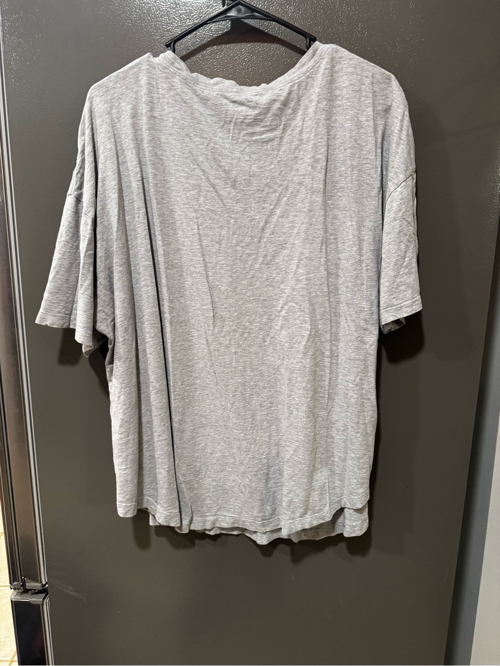 aerie Relaxed Crewneck Tee - Light Gray Size XL - Picture 3 of 9